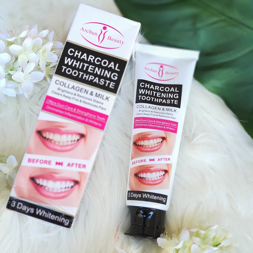 AICHUN BEAUTY Charcoal 3 DAY Whitening Toothpaste-100ml