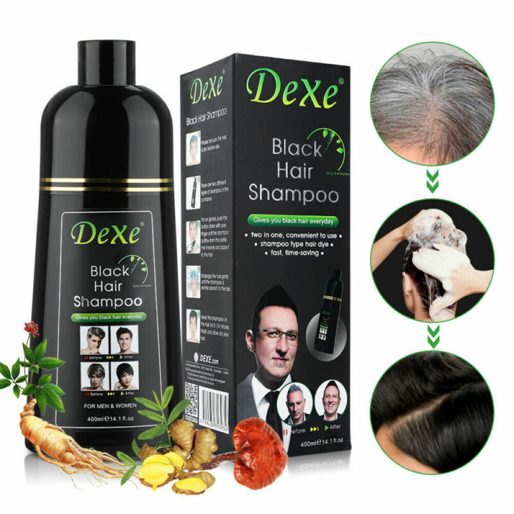 Dexe Black Hair Shampoo 200ml | Made In UK